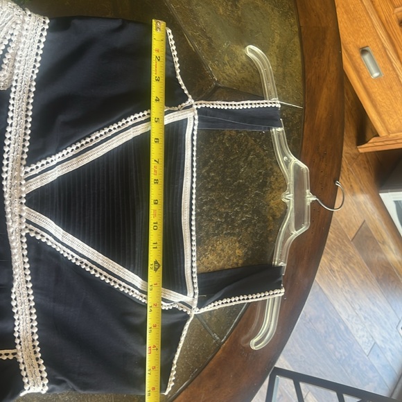 ANTONIO MELANI Navy and White Mini Dress - Picture 4 of 6